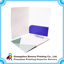 oem printing service plain file conference folder for company